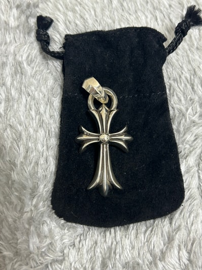 Chrome Hearts CH Cross Pendant Small / Plain Bail "Silver"