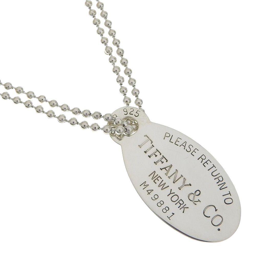 ティファニー リターントゥティファニー オーバルタグ ボールチェーン ユニセック