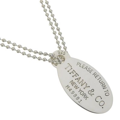 ティファニー リターントゥティファニー オーバルタグ ボールチェーン ユニセック