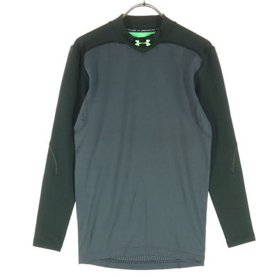 UNDER ARMOUR アンダーアーマー ワンポイントロゴ 長袖 Tシャツ MD グレー ロンT スポーツウェア