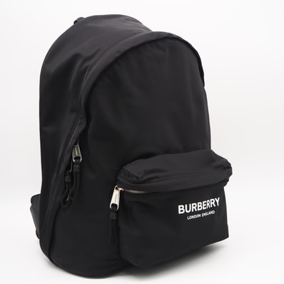 美品 BURBERRY バーバリー ナイロン ジェット バックパック 8021084 リュック・デイパック ブラック ナイロン メンズ