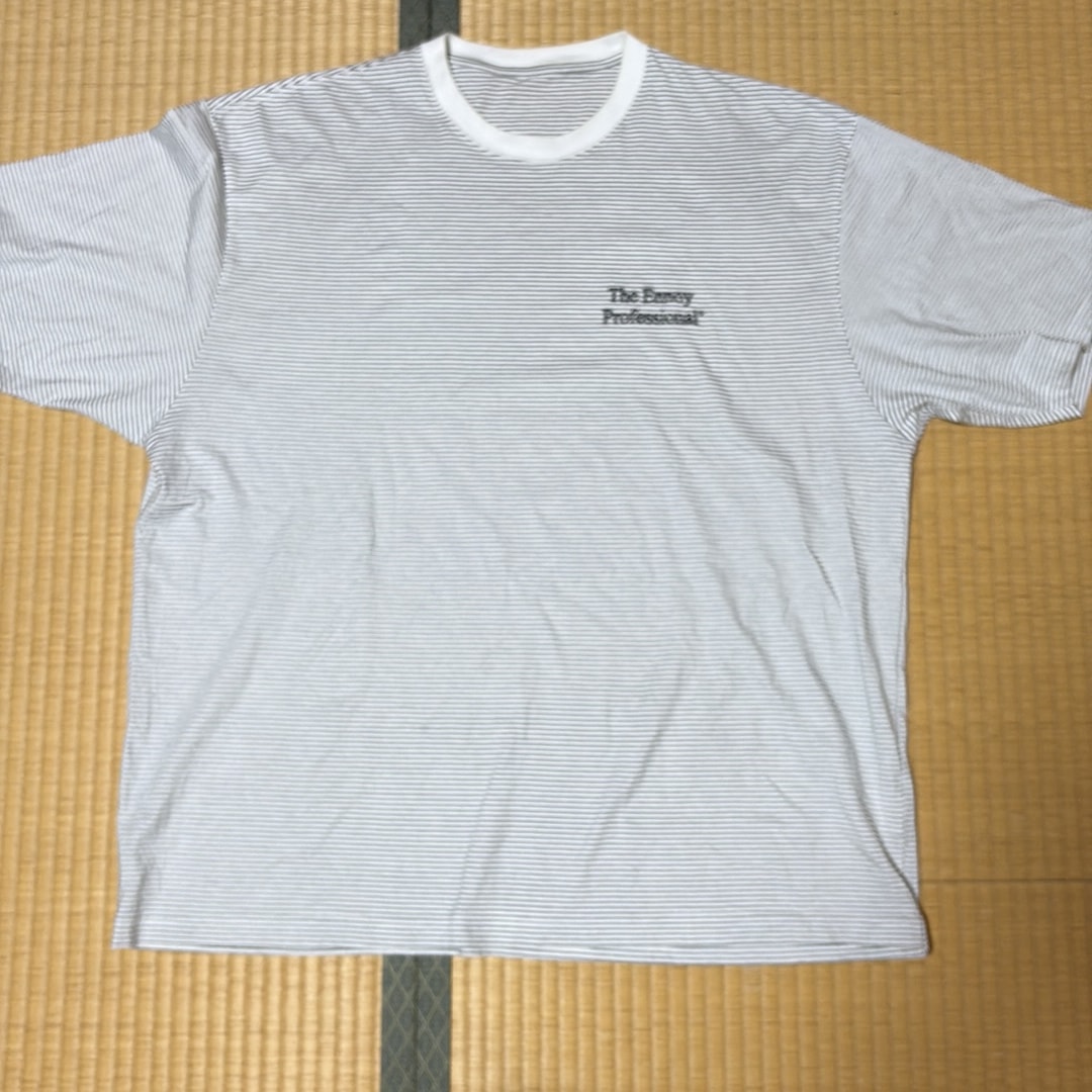 ENNOY 22SS S/S Border Tee "White" SS22BRENCT05AM