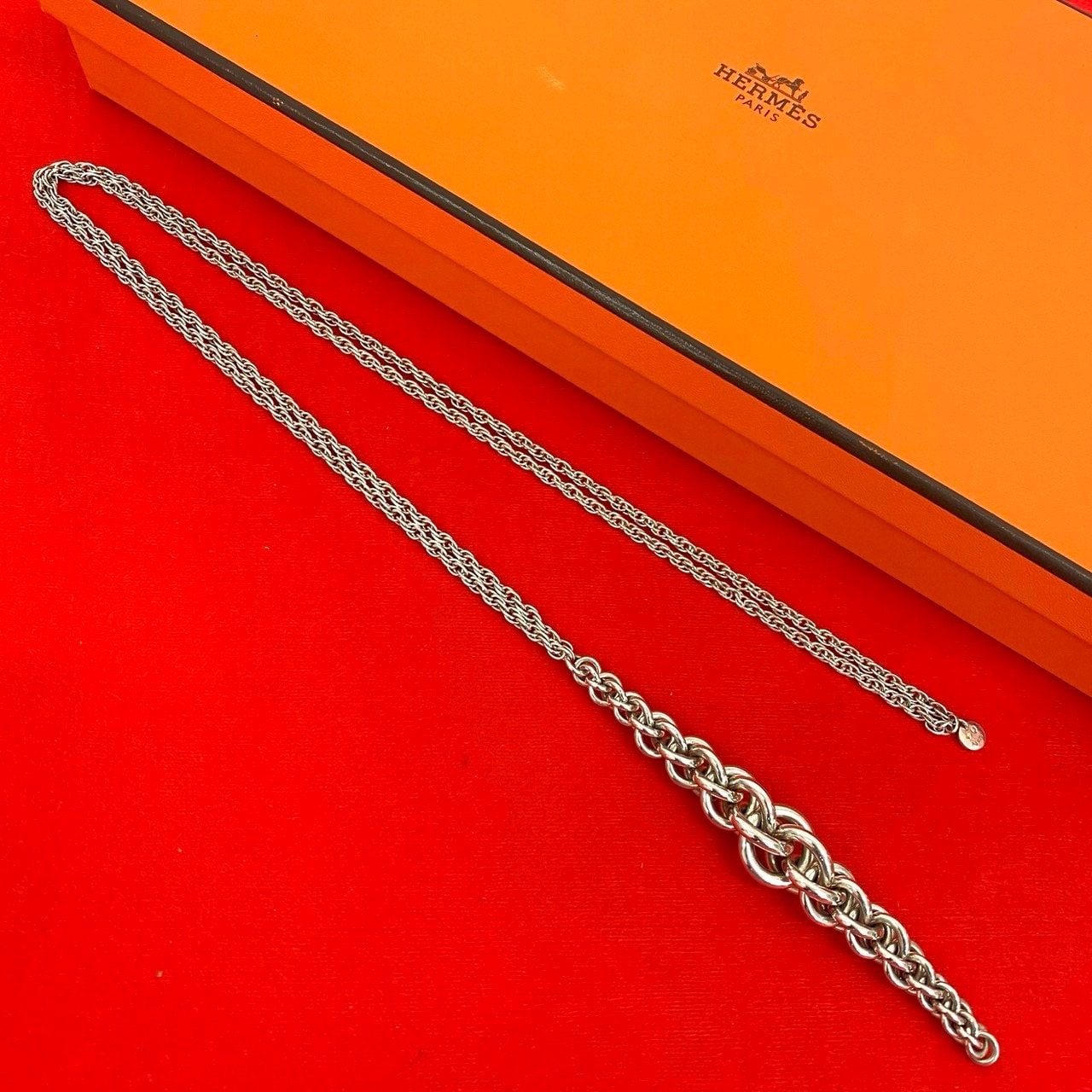 HERMES エルメス アタランテ シルバー925 ネックレス シルバー
 49247