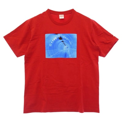 Supreme シュプリーム 24SS Tunnel Tee トンネル プリント 半袖 Tシャツ カットソー M レッド系 M【美品】【中古】