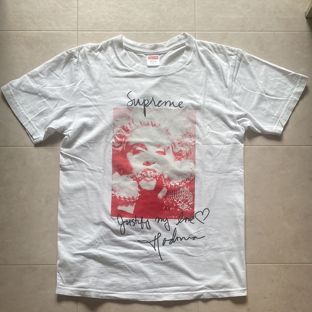 シュプリーム マドンナ Tシャツ "ホワイト"（木村拓哉着用）