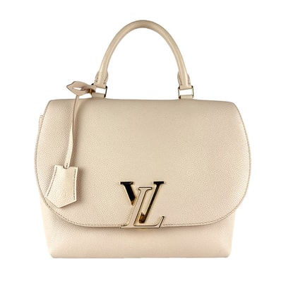 ルイ ヴィトン LOUIS VUITTON ハンドバッグ ショルダーバッグ ヴォルタ レザー ライトベージュ ゴールド レディース M55060【中古】 z8709