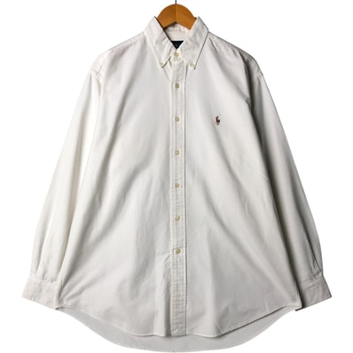 古着 ラルフローレン Ralph Lauren BLAKE 長袖 ボタンダウンシャツ メンズM相当/eaa567971