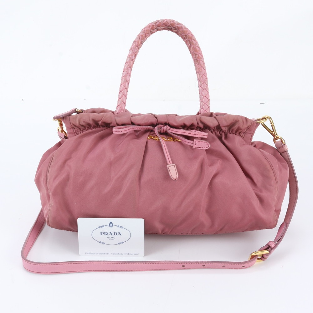 ■美品 プラダ テスート ナイロンリボン BN1631 ショルダーバッグ