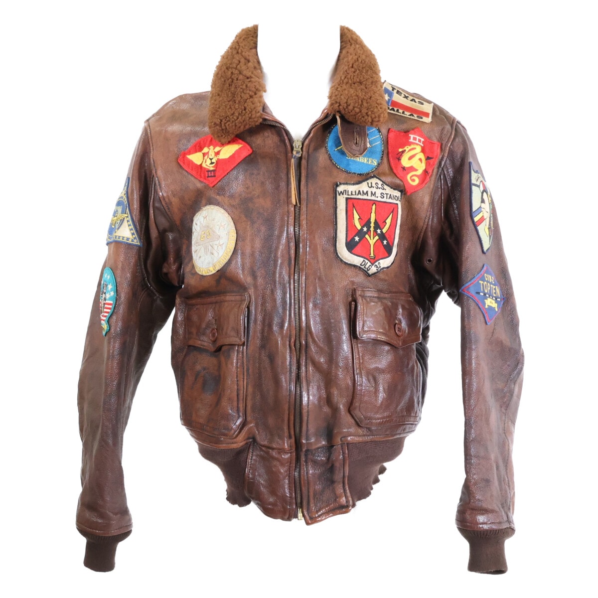 アヴィレックス VINTAGE LIMITED VERSION M-422A USA製 ゴートスキン TOP GUN G-1 FAR EAST CRUISE フライトジャケット 46