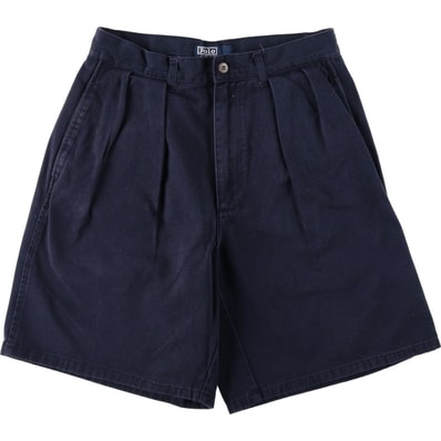 古着 ラルフローレン Ralph Lauren POLO by Ralph Lauren ツータック チノショーツ ショートパンツ メンズw29相当/eaa660210