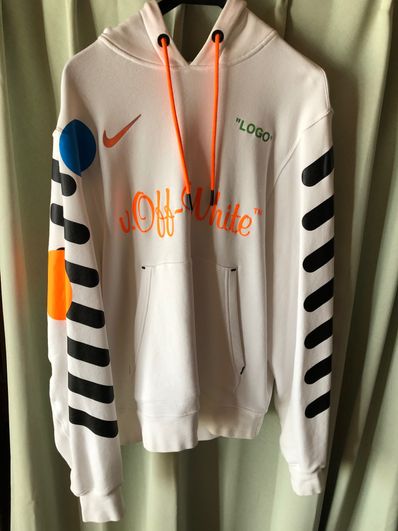 OFF-WHITE / Nikelab Mercurial NRG X Hoodie "White"