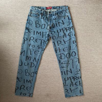 Supreme Black Ark Regular Jean "Blue"