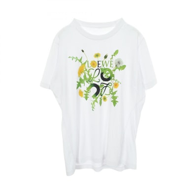 ロエベ LOEWE LOEWE × On たんぽぽ 半袖Tシャツ 衣料品 トップス ポリエステル メンズ ホワイト系 / イエロー系 / グリーン系 【中古】