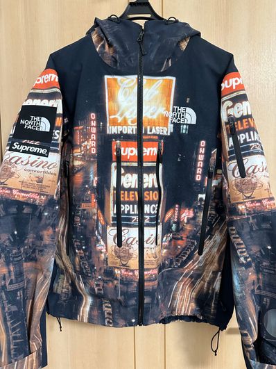 Supreme x The North Face Taped Seam Shell Jacket "Times square" NP52207I x NF0A82RK