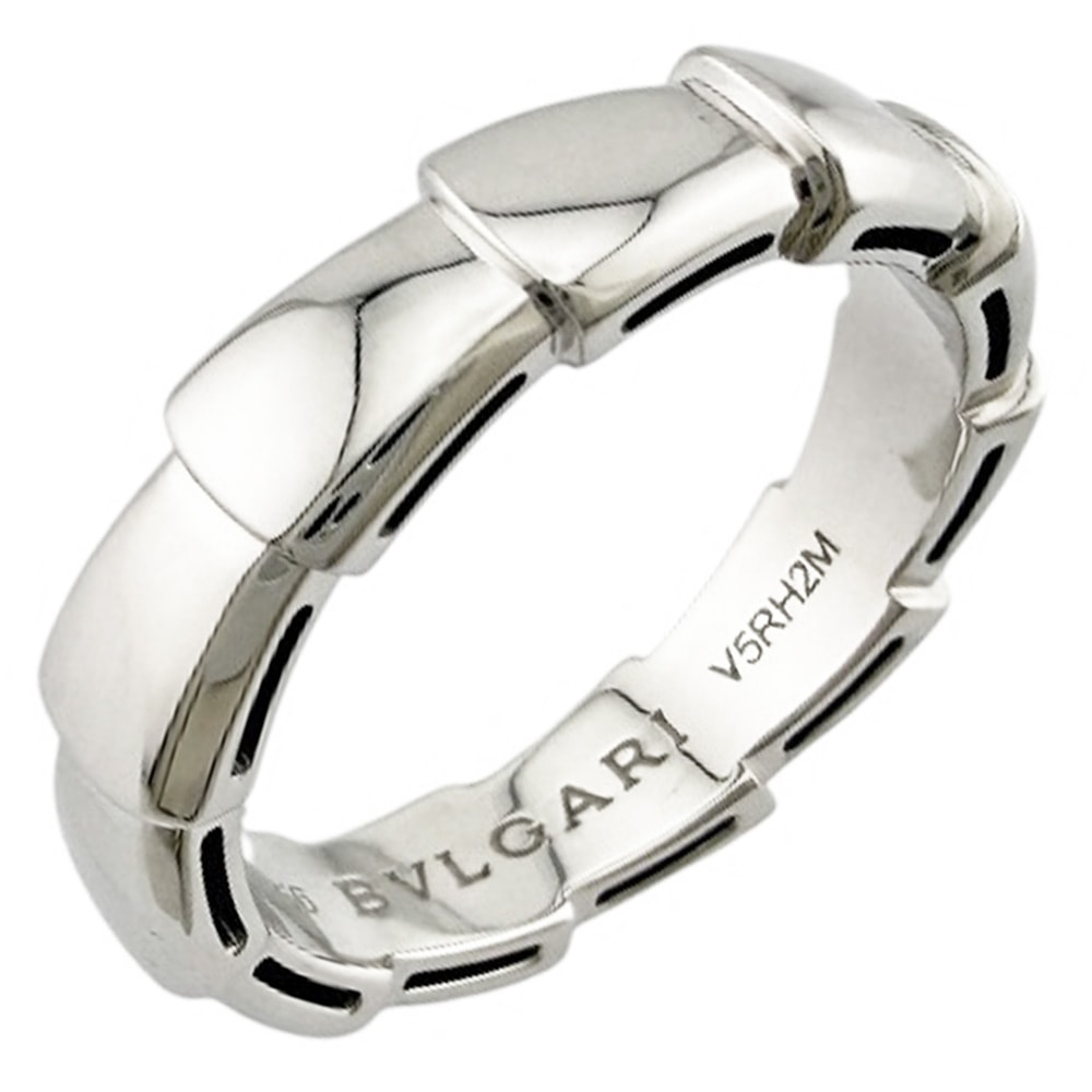 ブルガリ リング 指輪 15号 18金 K18ホワイトゴールド レディース BVLGARI  中古