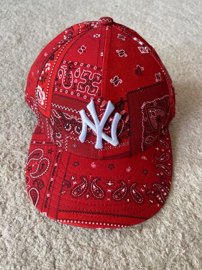 KITH × NEW ERA Yankees Deconstructed Bandana Low Profile "Pyre"