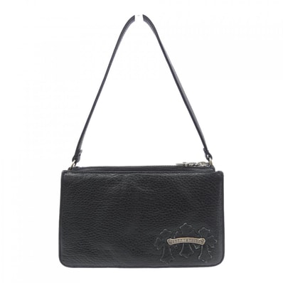 Chrome Hearts Cemetery Patch Leather Handbag "Black"