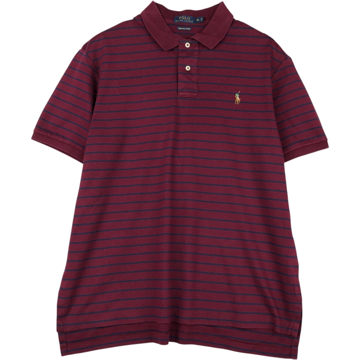 古着 ラルフローレン Ralph Lauren POLO RALPH LAUREN 半袖 ボーダー ポロシャツ メンズXL相当/eaa620745