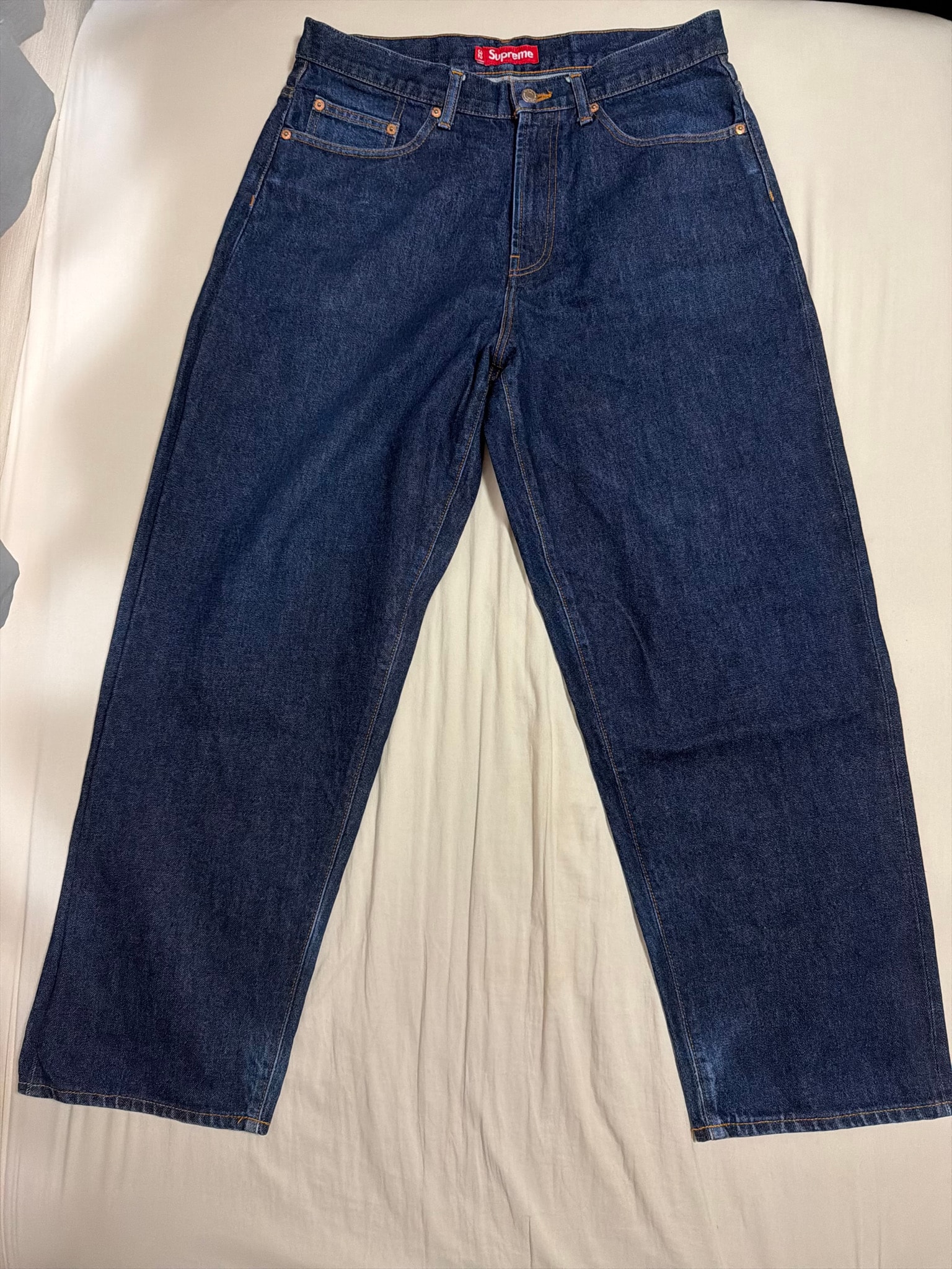 Supreme Rigid Baggy Selvedge Jean "Rigid Indigo" (23FW)
