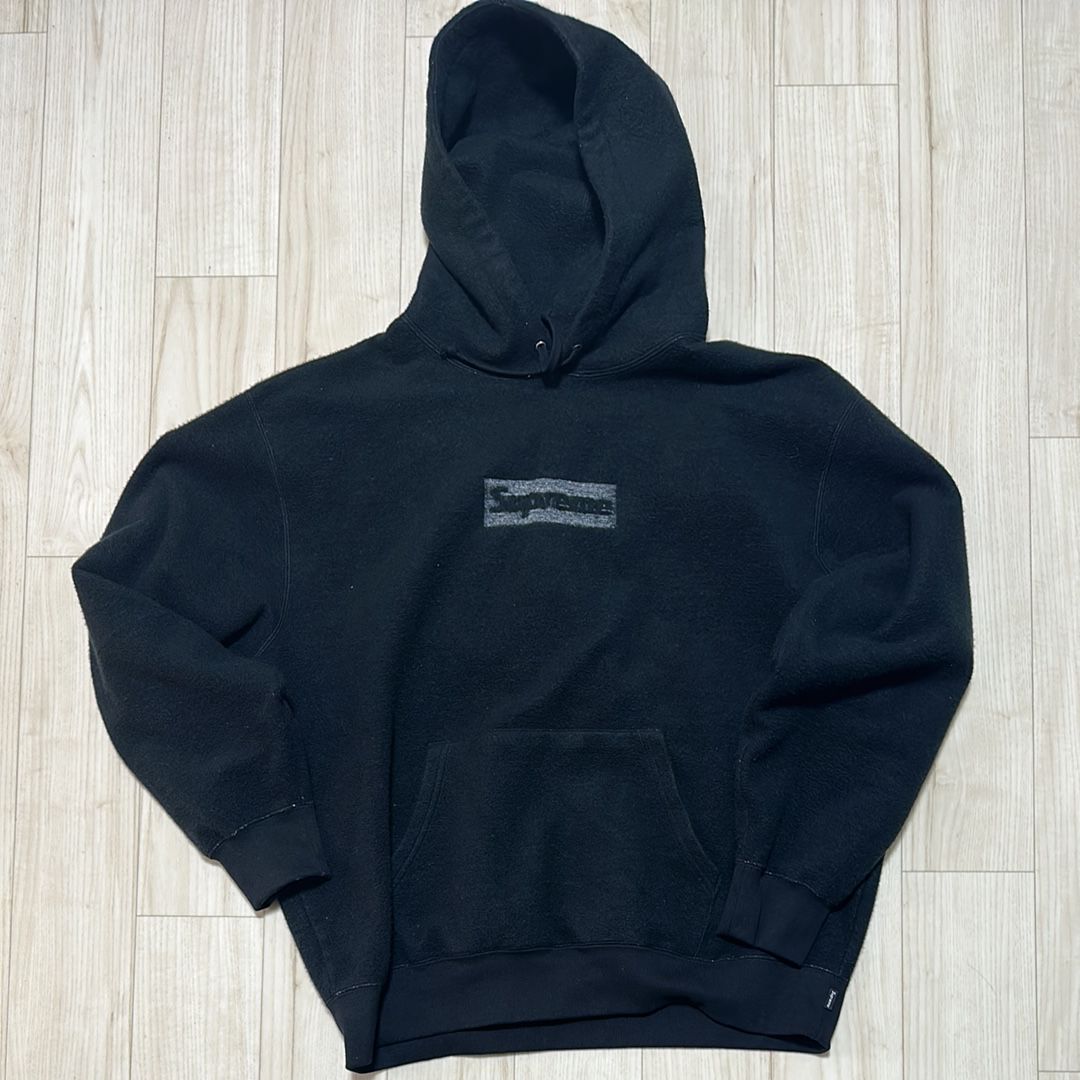Supreme Inside Out Box Logo Hooded Sweatshirt "Black"