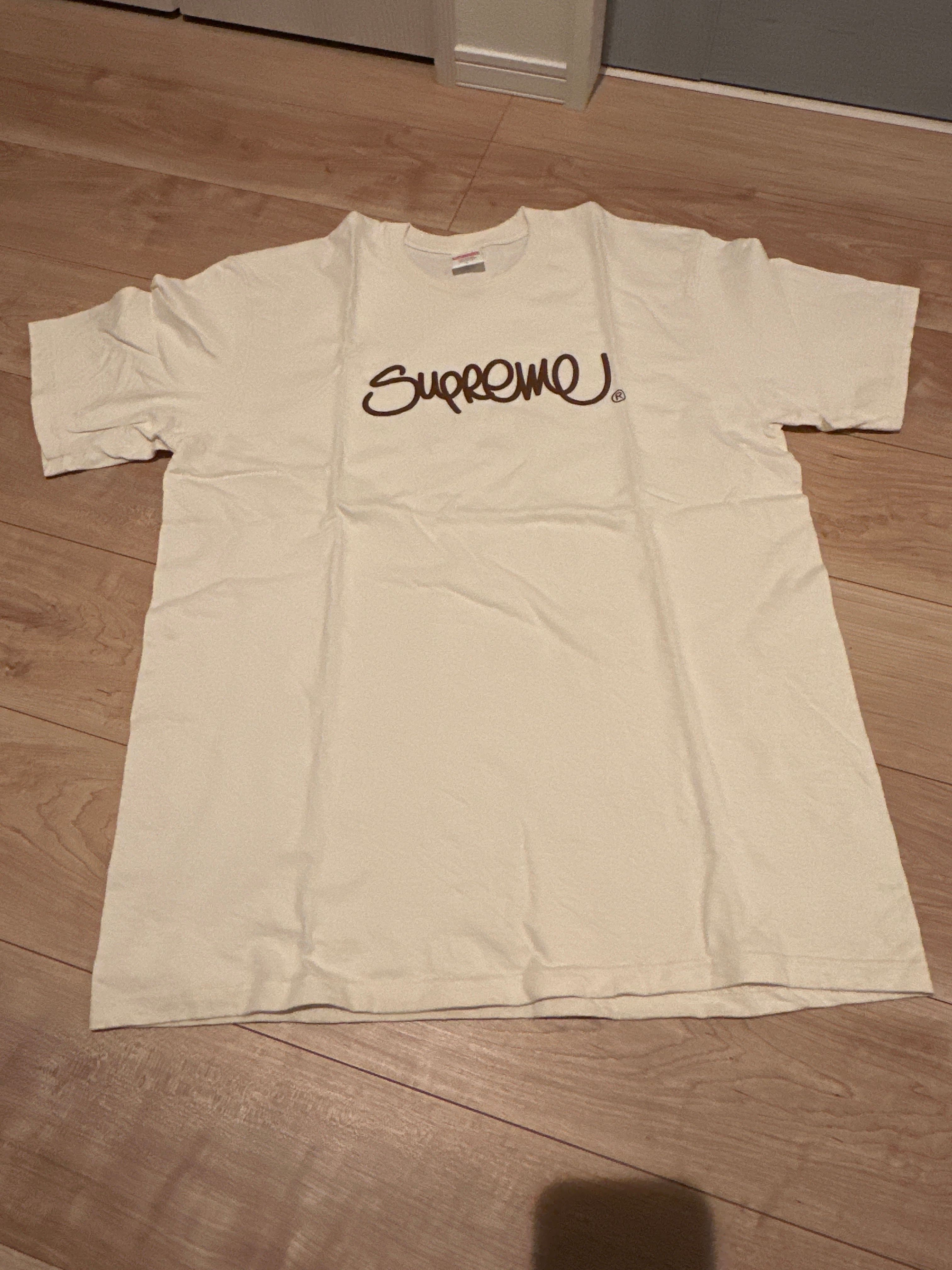 Supreme Handstyle Tee "Natural"
