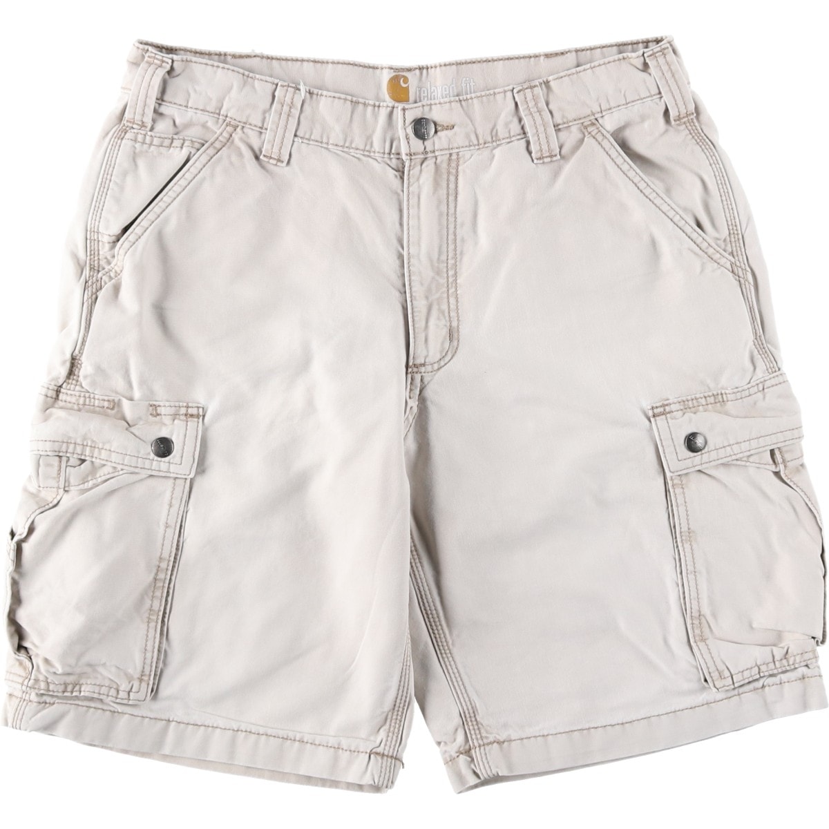 古着 カーハート Carhartt RELAXED FIT ダック カーゴショーツ ハーフパンツ メンズw34相当/eaa620696