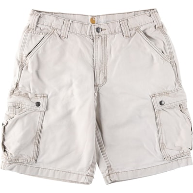 古着 カーハート Carhartt RELAXED FIT ダック カーゴショーツ ハーフパンツ メンズw34相当/eaa620696