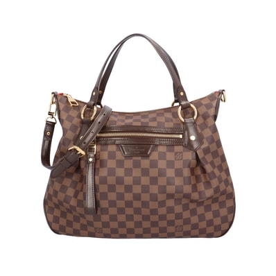 ルイヴィトン イーヴォラMM ダミエ ショルダーバッグ ダミエキャンバス N41131 ブラウン レディース LOUIS VUITTON 中古