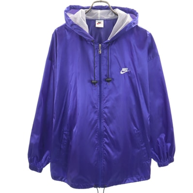 NIKE ナイキ 90s 00s 白タグ オールド ナイロンジャケット L ブルー