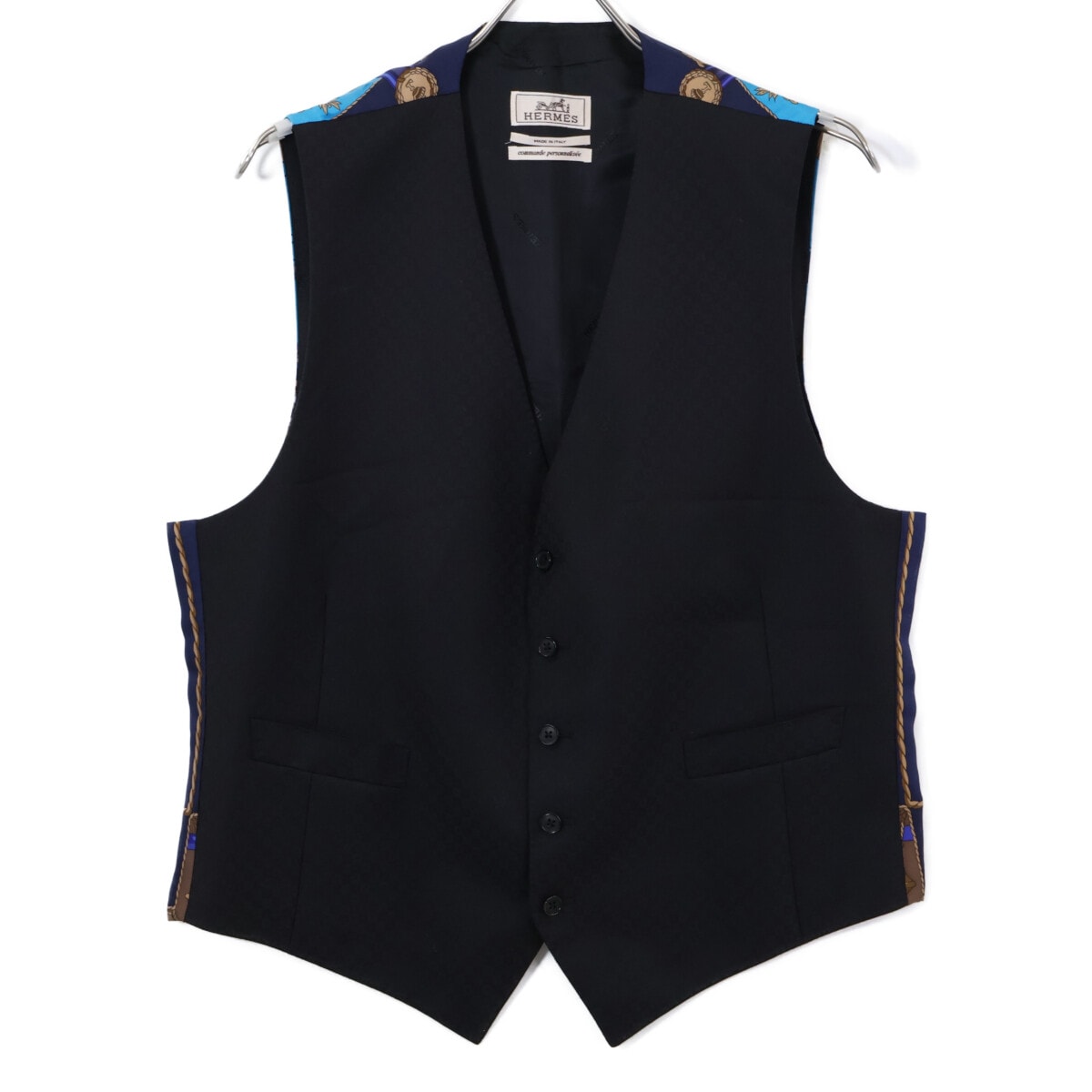 エルメス 【美品/国内正規】ウール/シルク切替 56