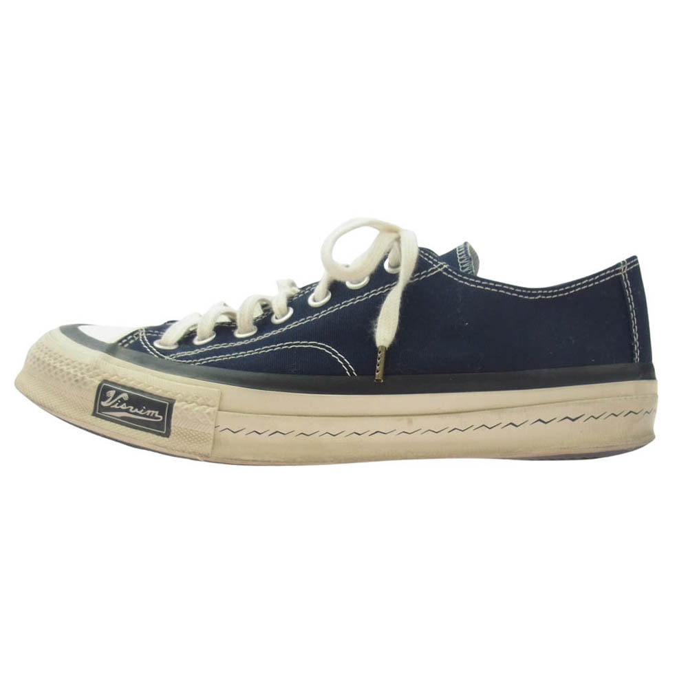 VISVIM ビズビム スニーカー 25SS 0125101001002 SKAGWAY キャンバス ローカット スニーカー ネイビー系 US9【中古】