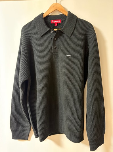 Supreme Small Box Sweater Polo (26FW) "Black"