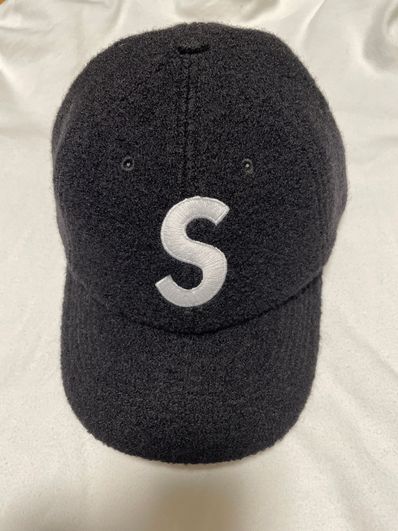 Supreme Boiled Wool S Logo 6-Panel "Black"