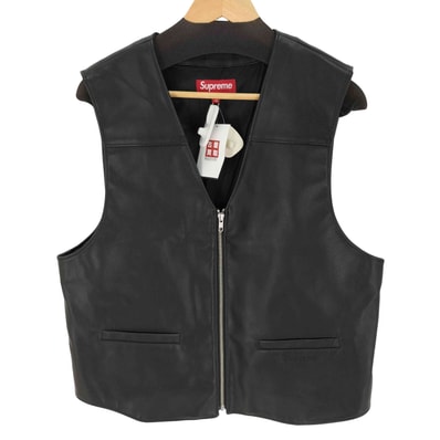 24ss Faux Leather Vest【1143659929366】