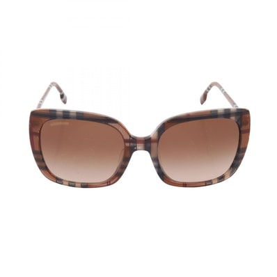 バーバリー BURBERRY CAROLL キャロル サングラス 衣料品 プラスチック レディース ブラウン系 / ブラック系 【中古】