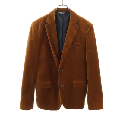 ZARA MAN ザラマン ベロア テーラードジャケット 42 ブラウン