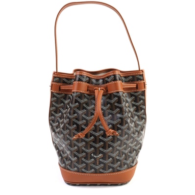 未使用品 ゴヤール
ショルダーバッグ プティフロ バケットバッグ ブラウン系 レディース PEFLOTPMLTY01CL03P