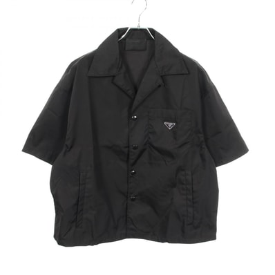 プラダ PRADA Re-Nylon 半袖 衣料品 トップス ナイロン メンズ ブラック系 SC449 【中古】