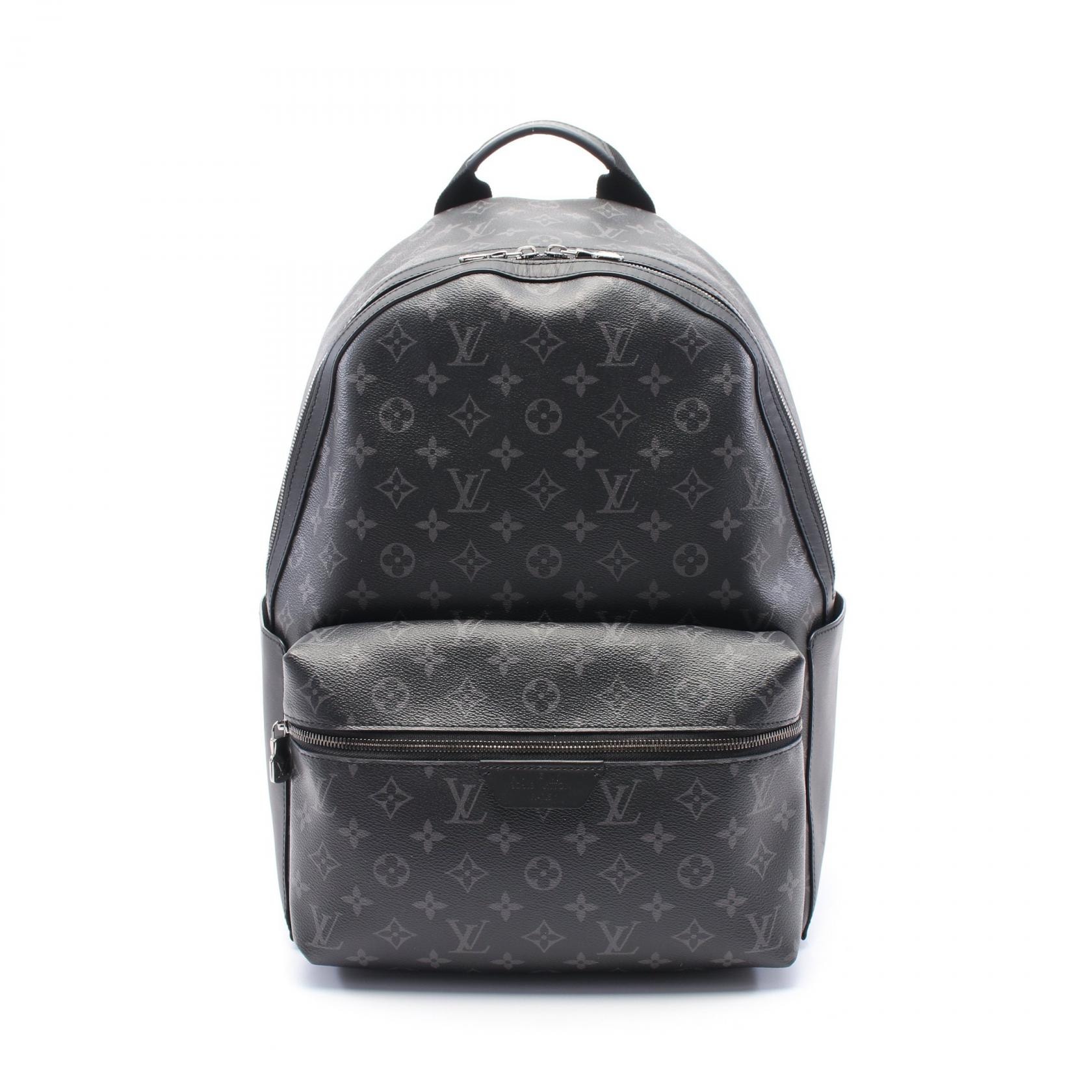 ルイ・ヴィトン LOUIS VUITTON ディスカバリー バックパックPM リュックサック バックパック バッグ PVCコーティングキャンバス レザー モノグラム・エクリプス メンズ ブラック系 M22558 【中古】