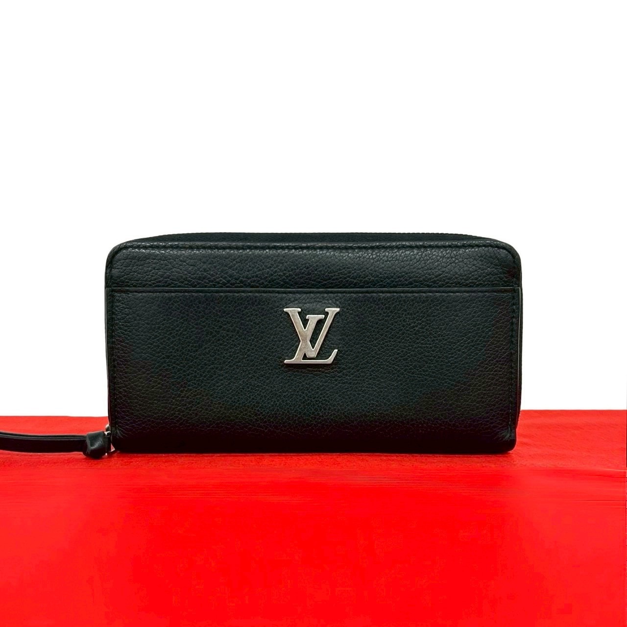 LOUIS VUITTON ルイヴィトン ジッピー ウォレット ロックミー ロゴ レザー 長財布 ブラック
35627