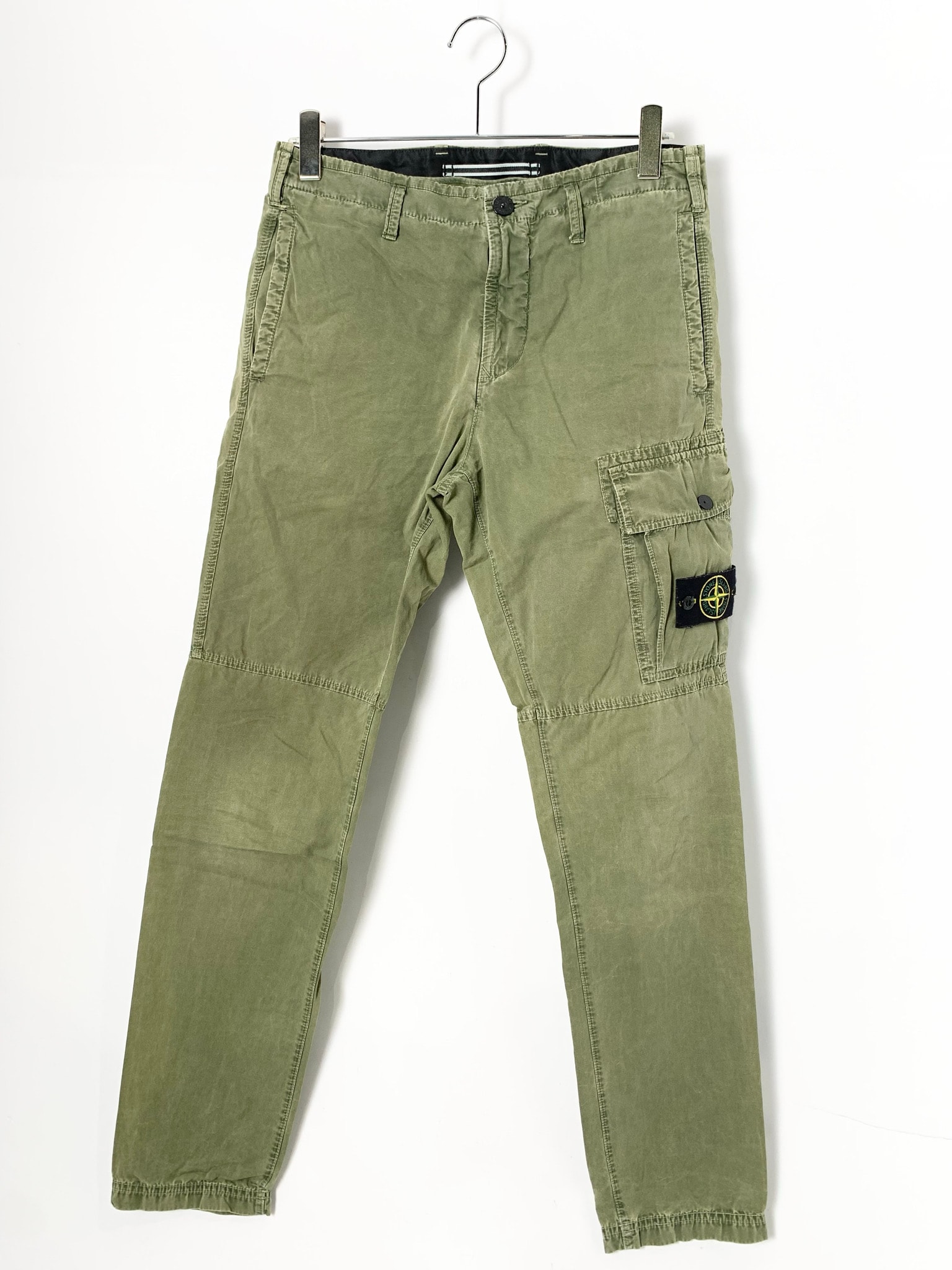 Stone Island 324WA Cotton Cargo Pants - 22SS "Olive Green"