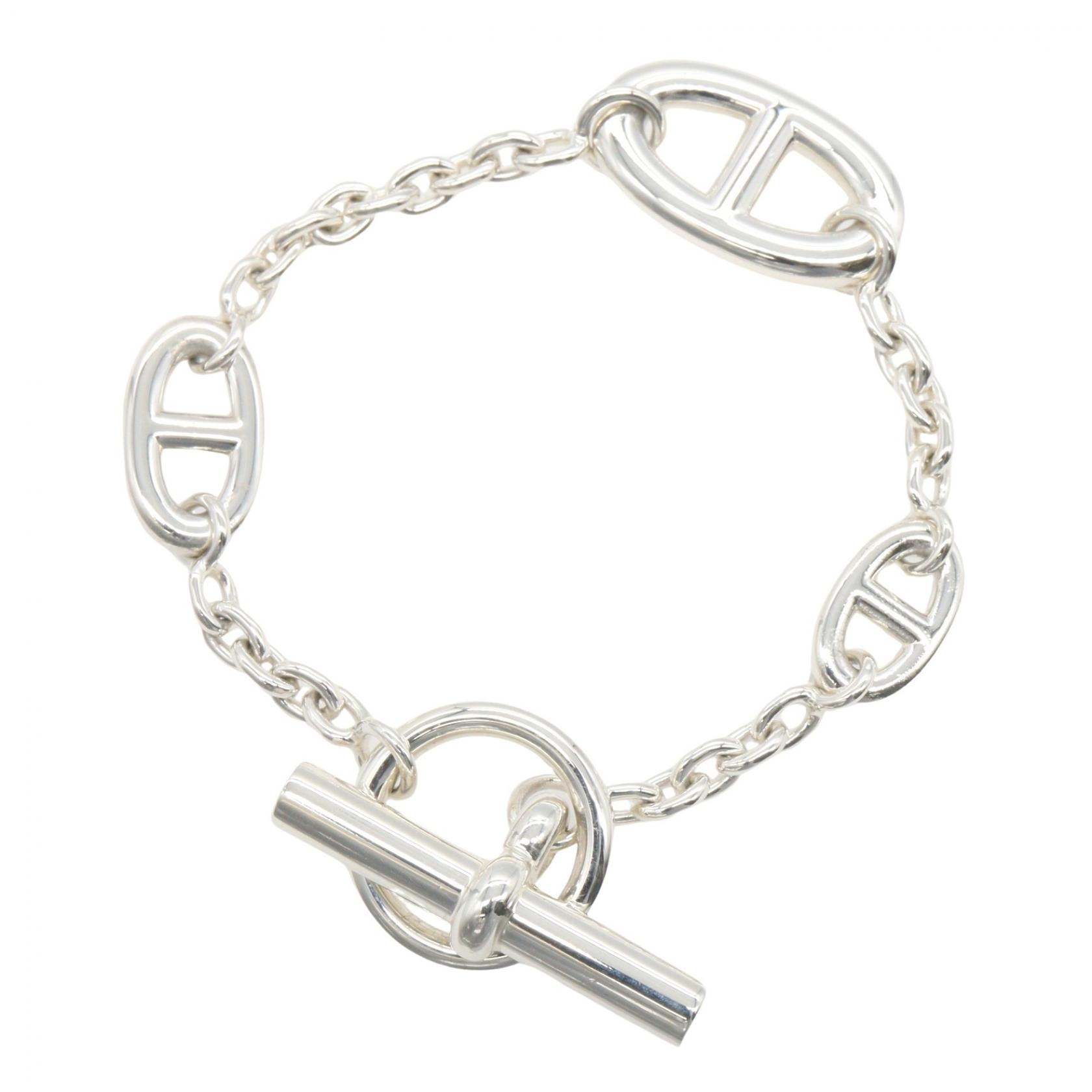 エルメス HERMES ファランドールSH ブレスレット ブレスレット アクセサリー シルバー925 レディース シルバー系 【中古】