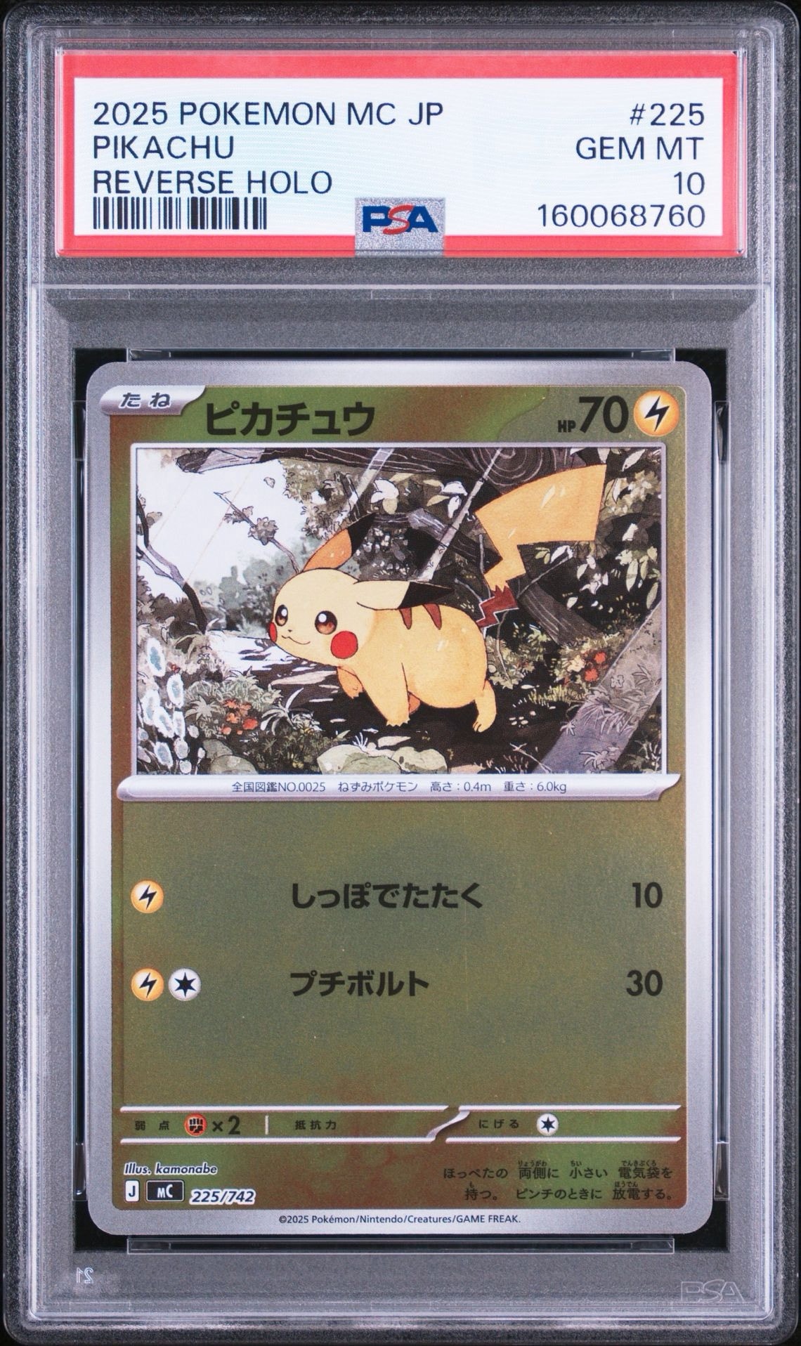 ピカチュウ :ミラー [MC 225/742](スタートデッキ100「バトルコレクション」)