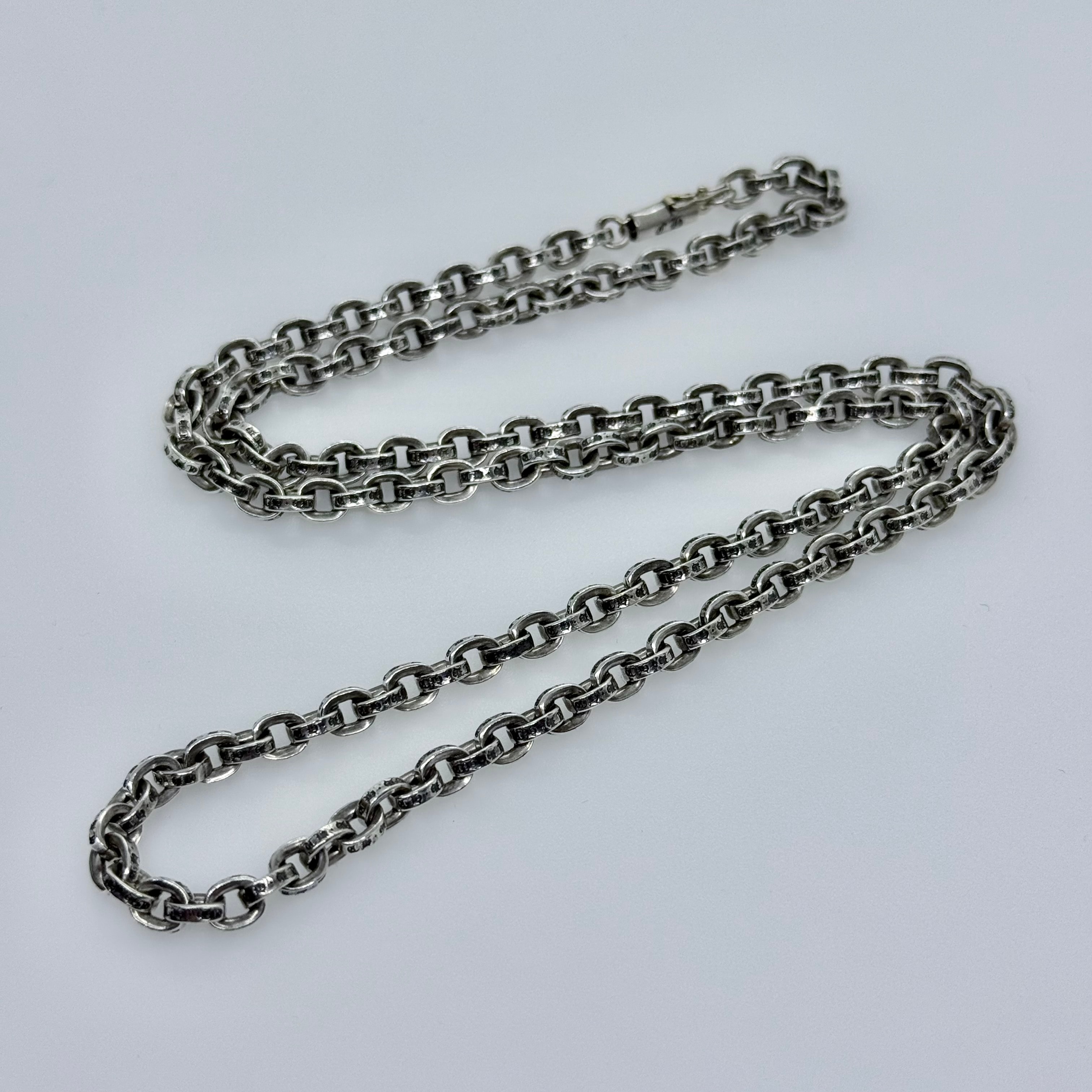 Chrome Hearts Paper Chain Necklace "Silver"