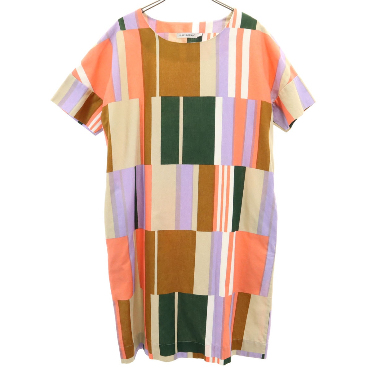 marimekko マリメッコ 総柄 半袖 ワンピース 32
