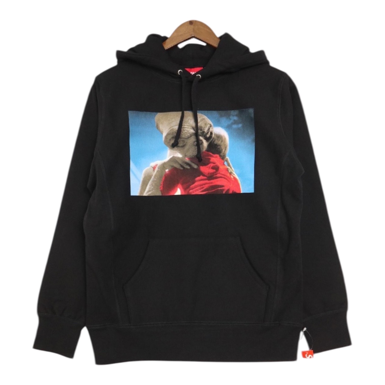 supreme15FW woven patches hooded