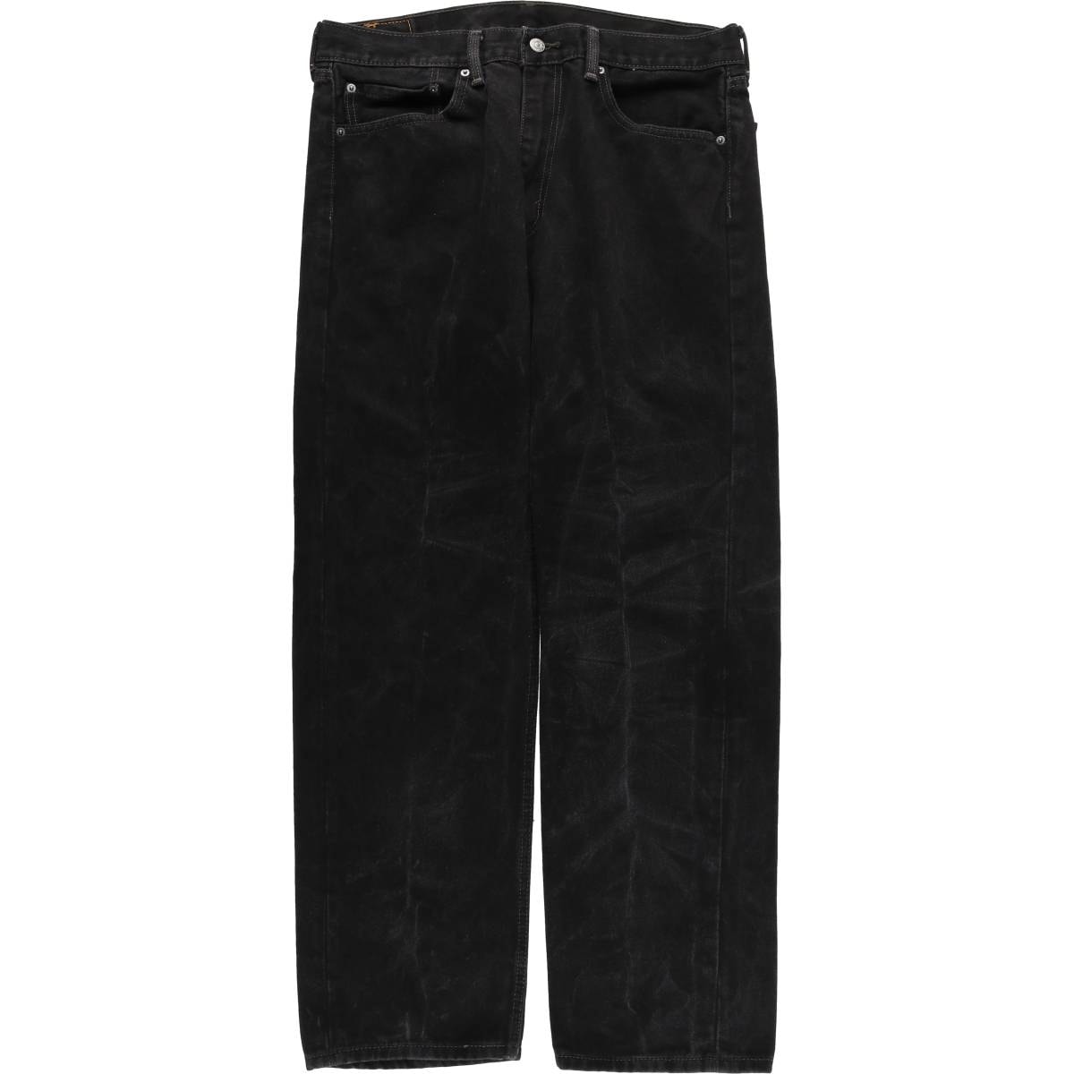 古着 リーバイス Levi's 505 ブラックデニム テーパードデニムパンツ メンズw36相当/eaa615303