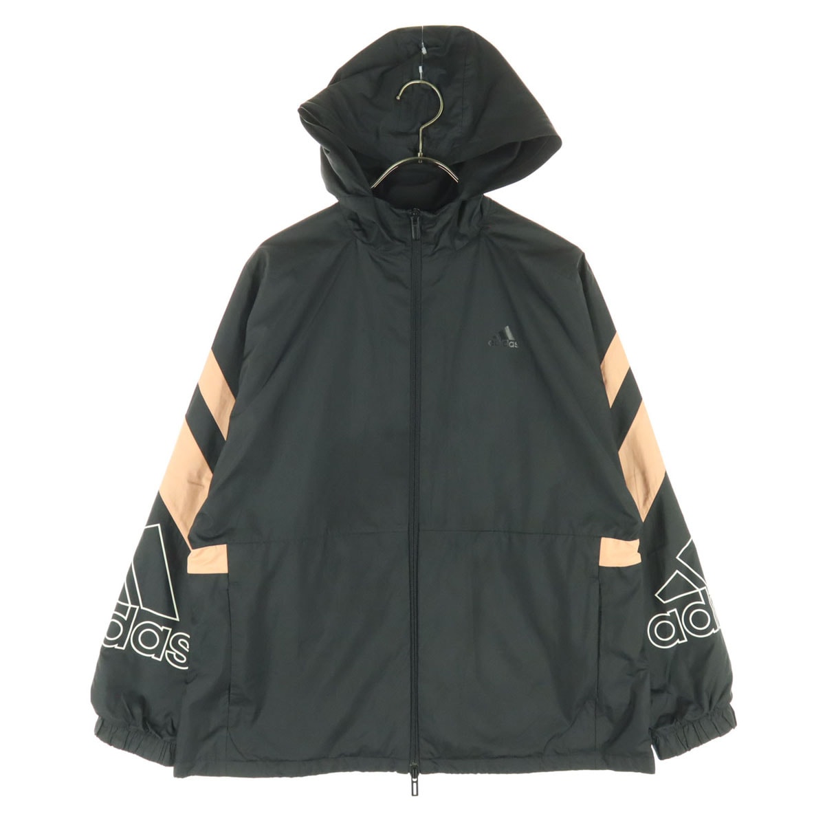 adidas アディダス 長袖 ウインドブレーカー M ブラック