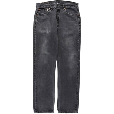 古着 00年代 リーバイス Levi's 6501-0660 ブラックデニム ストレートデニムパンツ USA製 メンズw32相当/eaa651164