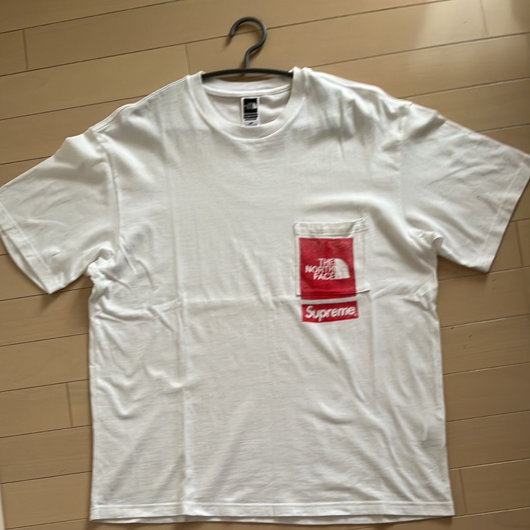 Supreme x The North Face Printed Pocket Tee "White"